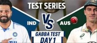 Rain stops play in the third test between India and Australia after Khawaja and McSweeney successfully navigate the opening few overs.